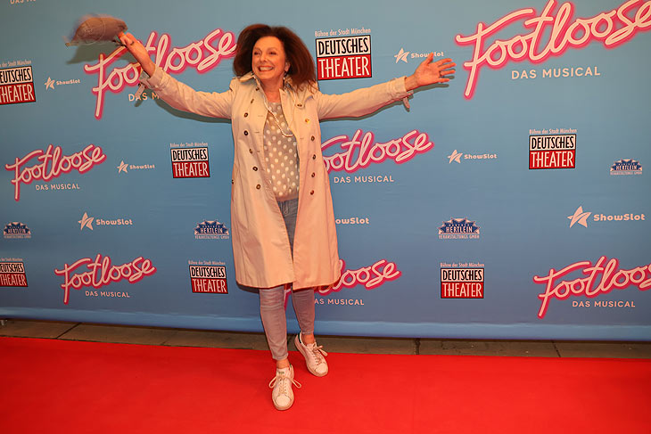 Uschi Dämmrich von Luttitz bei der Premiere am 06.03.2024 im Deutschen Theater: "Footloose - the musical" - Die Kult-Show - (©Foto: Martin Schmitz) 